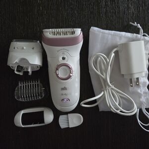 Braun Silk-epil 9 5378 Hair Removal Epilator With Shaving Head. Wet And Dry Use
